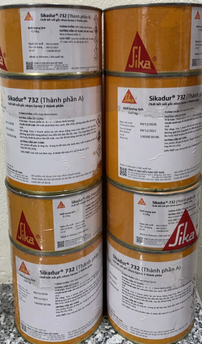 Sikadur 732 – Chất kết nối gốc nhựa Epoxy 2 thành phần