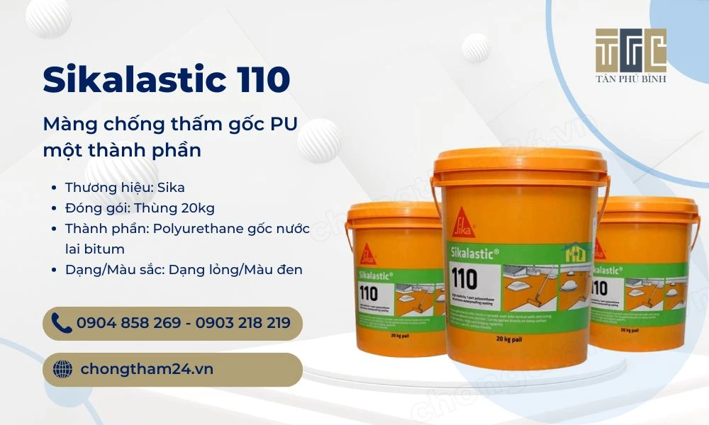 Sikalastic 110 – Màng chống thấm gốc PU một thành phần