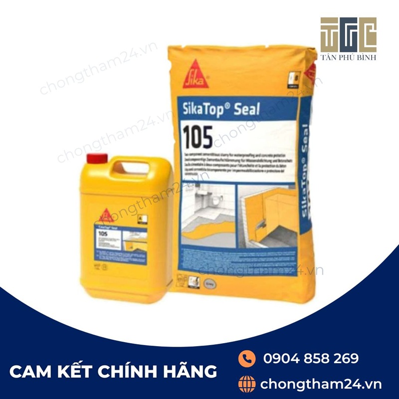 SikaTop Seal 105 VN | Vữa chống thấm và bảo vệ đàn hồi