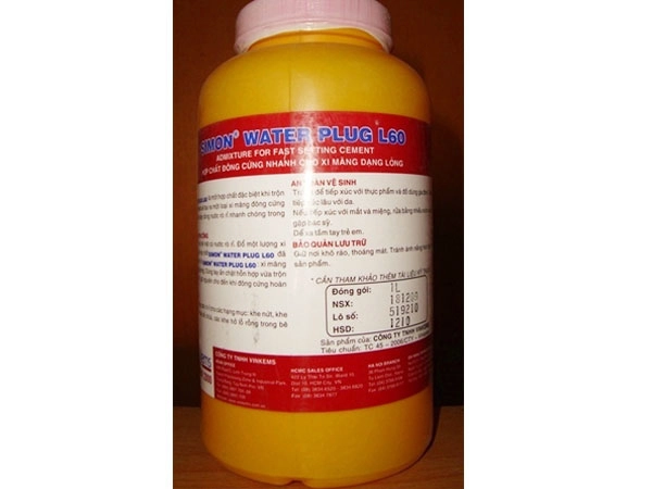 SIMON WATERPLUG L60 – hợp chất đông cứng nhanh (1 lít)