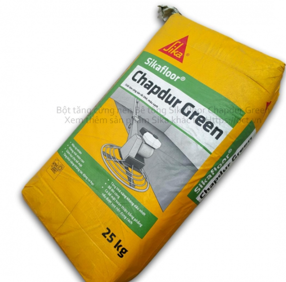 Sikafloor Chapdur green -Chất làm cứng sàn có màu, vô cơ, rắc khô