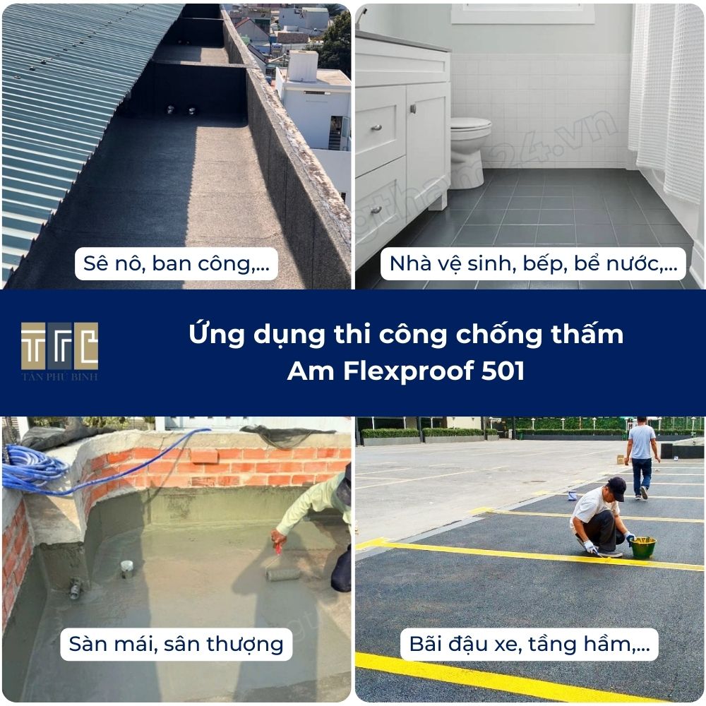 chống thấm Am Flexproof 501 - 1 chống thấm Am Flexproof 501 - 1