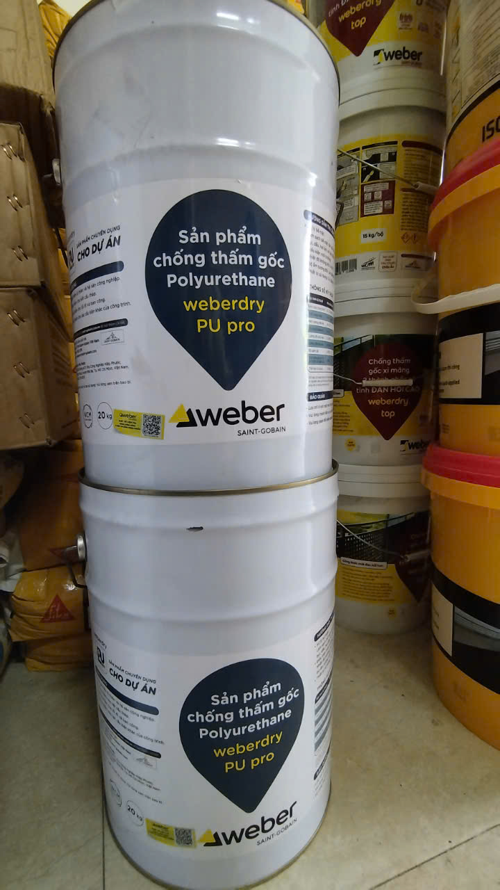Weberdry PU Pro – Chống thấm Polyurethane một thành phần