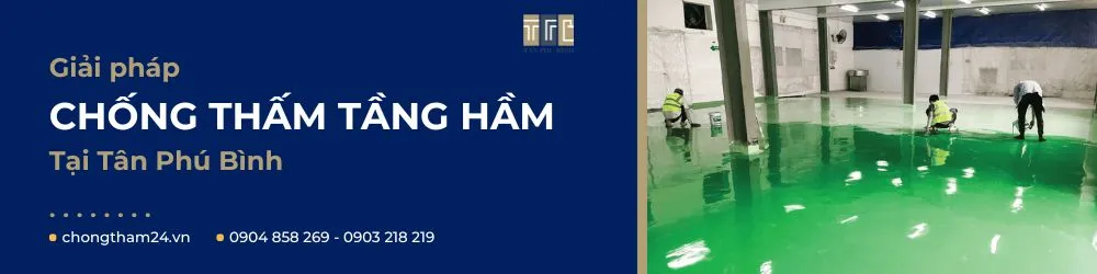 Giải pháp thi công chống thấm tầng hầm