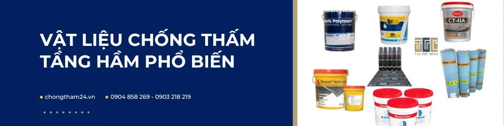 Vật liệu chống thấm tầng hầm
