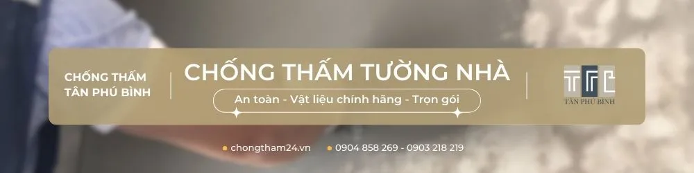giải pháp chống thấm tường nhà