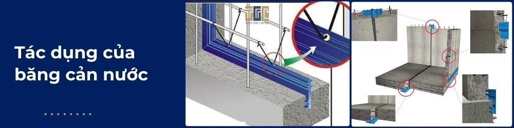 Tác dụng của băng cản nước