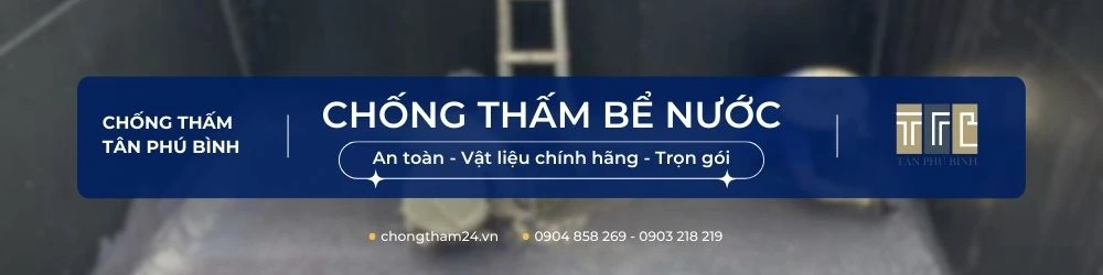 thi công chống thấm bể nước