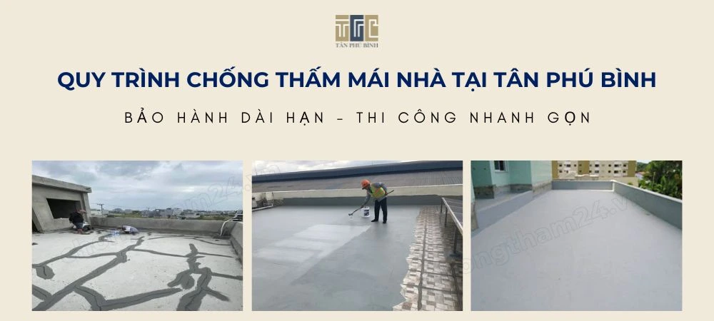 Quy trình chống thấm mái nhà