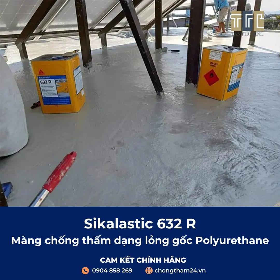 Màng chống thấm dạng lỏng Sikalastic 632 R Màng chống thấm dạng lỏng Sikalastic 632 R