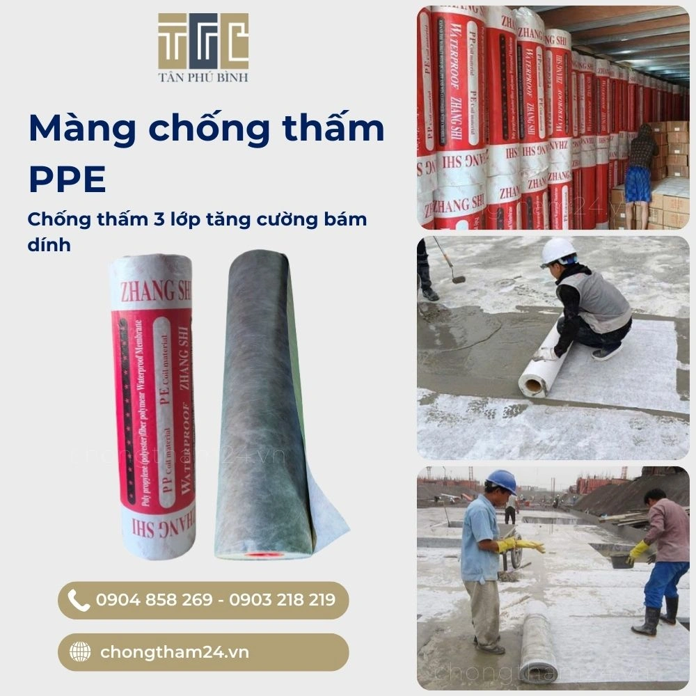 Màng chống thấm PPE Màng chống thấm PPE