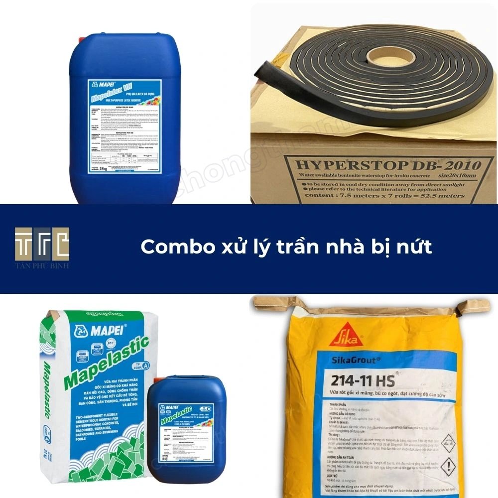 Xử lý trần nhà bị nứt dột - 2