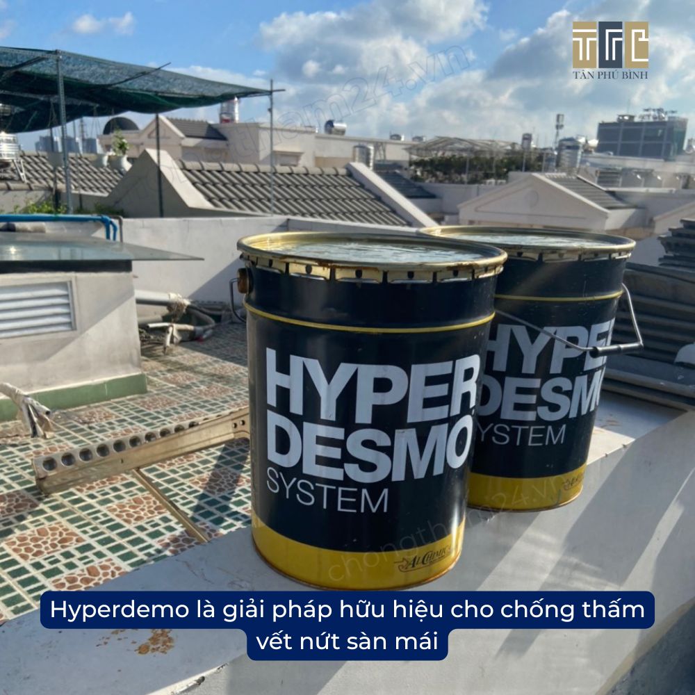 Hyperdesmo là "khắc tinh" của nứt sàn mái Hyperdesmo là "khắc tinh" của nứt sàn mái