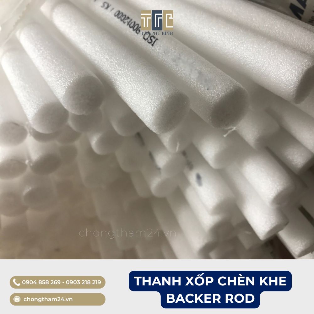Thanh xốp chèn khe bê tông Backer rod