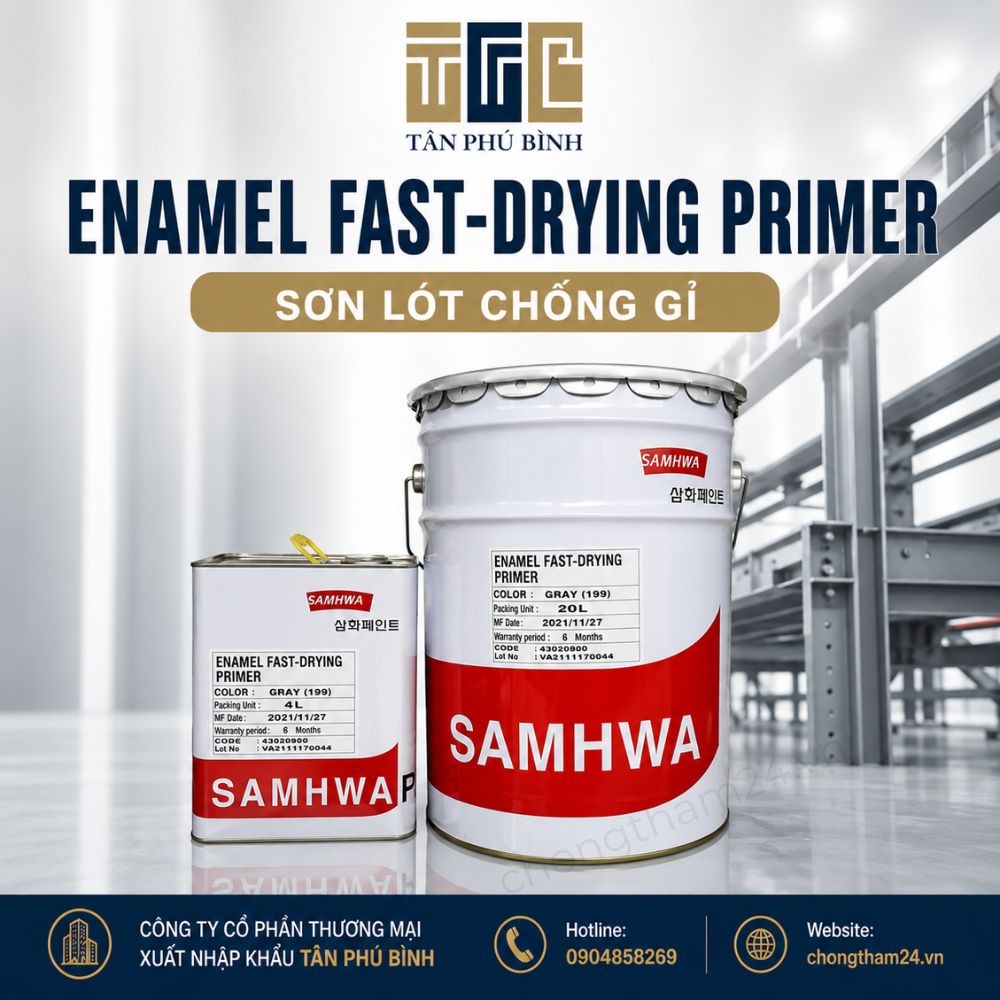 Enamel Fast-Drying Primer – Sơn lót chống gỉ, chống ăn mòn sắt thép