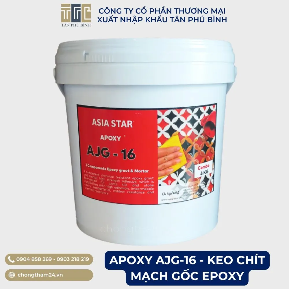APOXY AJG-16 – Keo chít mạch gốc epoxy 2 thành phần
