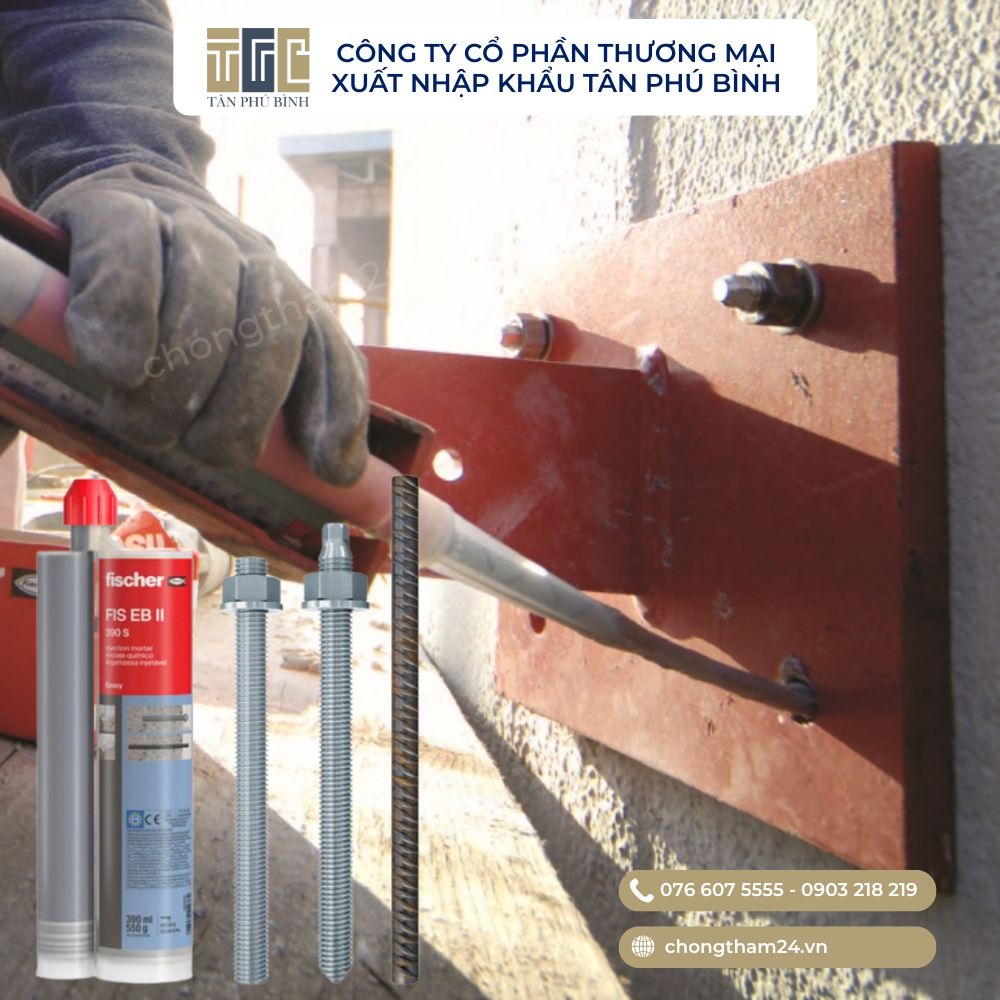 keo Fischer FIS EB II 390S cường độ cao cho bê tông keo Fischer FIS EB II 390S cường độ cao cho bê tông