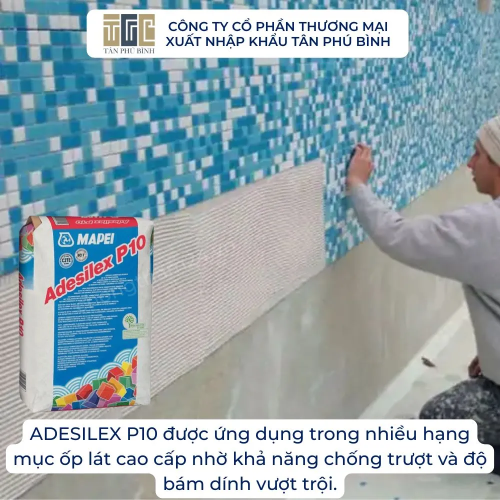 Mapei ADESILEX P10 ứng dụng thi công chống thấm cho nhiều loại công trình ốp lát gạch đá Mapei ADESILEX P10 ứng dụng thi công chống thấm cho nhiều loại công trình ốp lát gạch đá