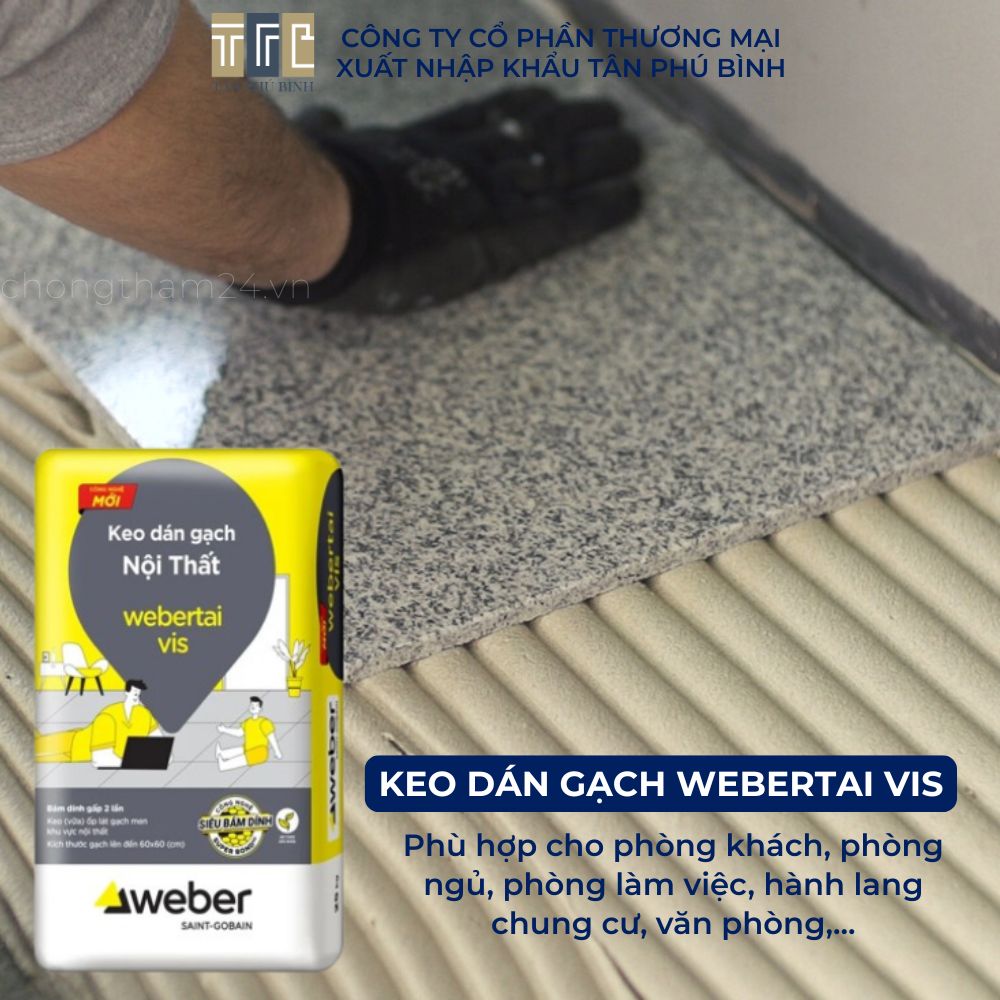 Keo dán gạch Weber.tai Vis Keo dán gạch Weber.tai Vis