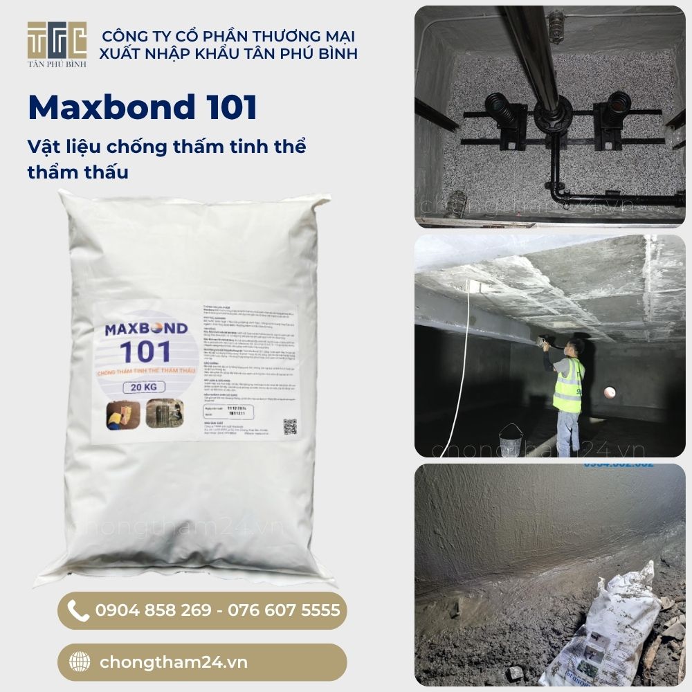 Ưu điểm chống thấm của Maxbond 101 Ưu điểm chống thấm của Maxbond 101