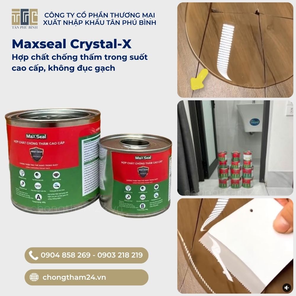 hợp chất chống thấm Maxseal Crystal-X hợp chất chống thấm Maxseal Crystal-X